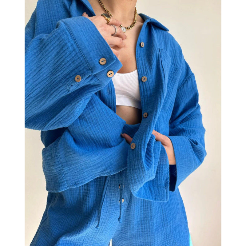 Damen modische und lässige Shirtjacke Drune