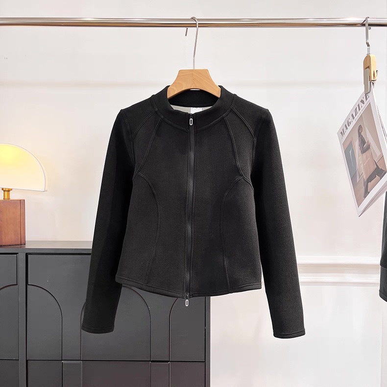 Damen Übergangsjacke mit hochschließendem Kragen und praktischen Innentaschen Drune