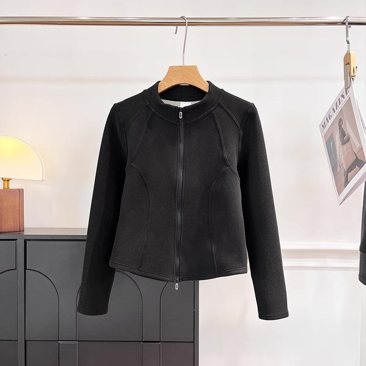 Damen Übergangsjacke mit hochschließendem Kragen und praktischen Innentaschen Drune