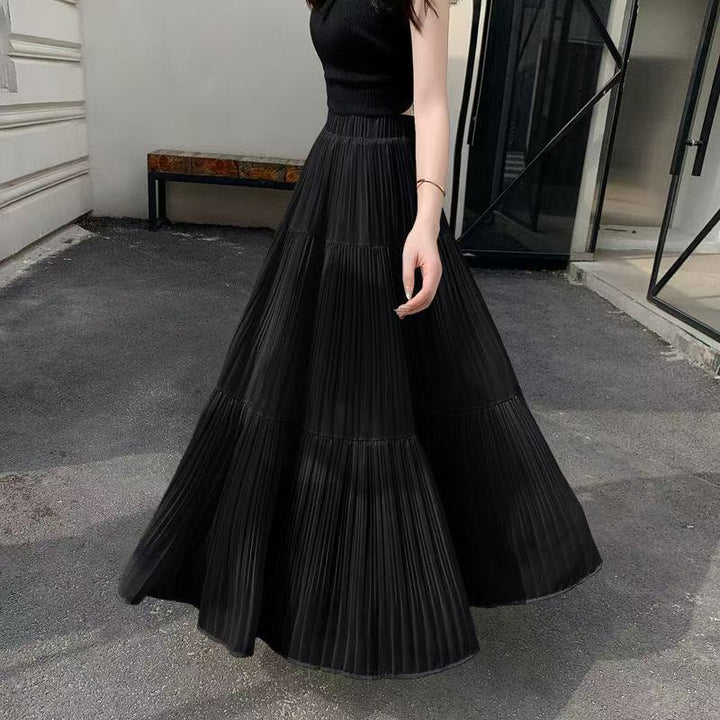 Damen Maxirock mit elegantem Faltenwurf Drune