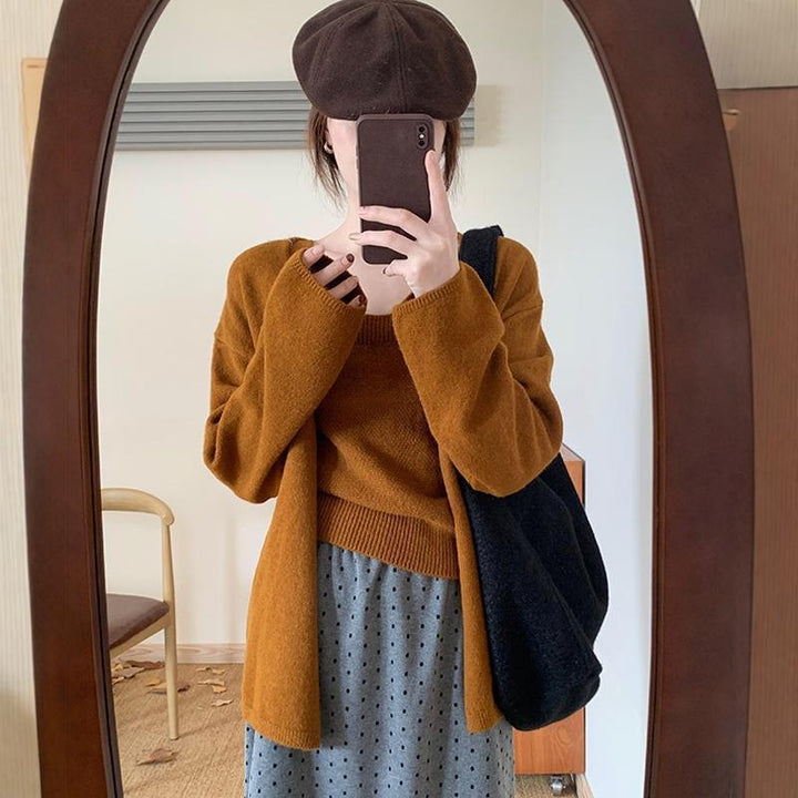 Damen gemütliche Strickjacke Drune