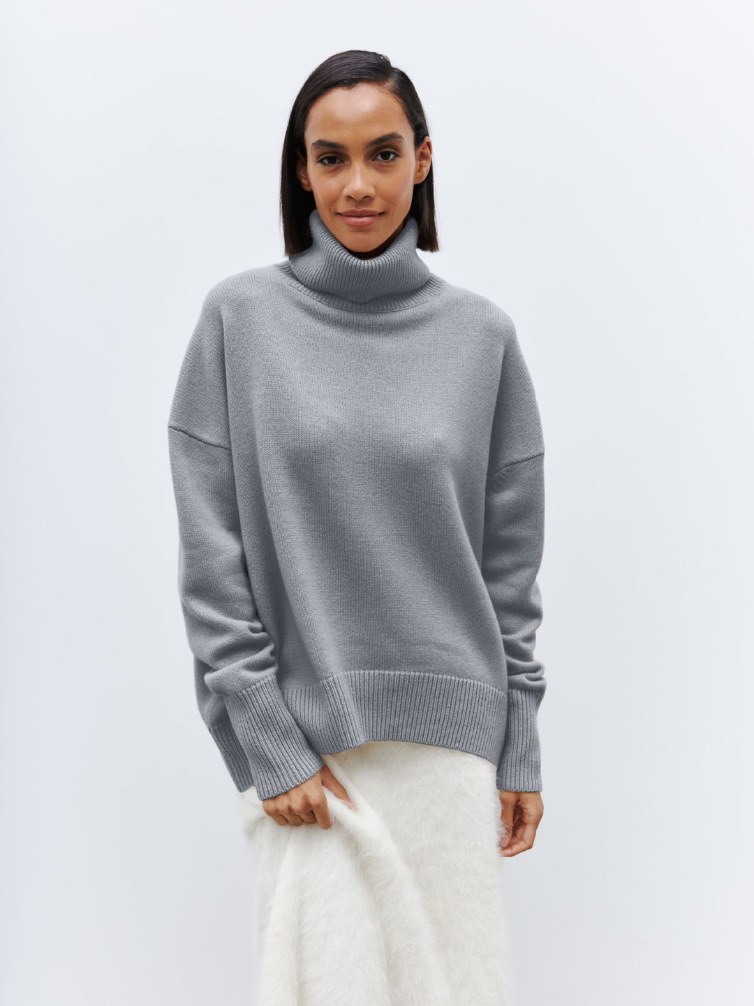 Damen Turtleneck-Pullover Drune