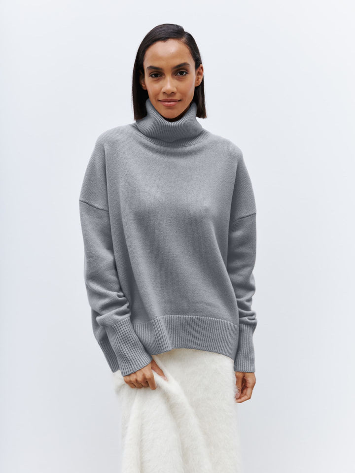 Damen Turtleneck-Pullover Drune