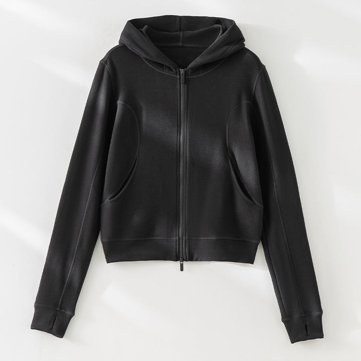 Damen Weite Komforthose mit hohem elastischem Bund und seitlichen Eingrifftaschen Drune