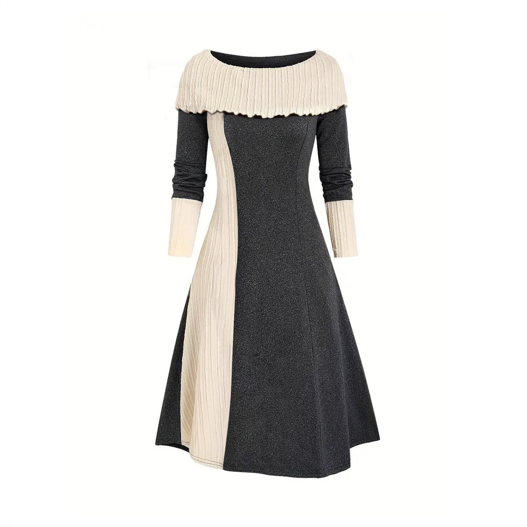 Damen Midikleid mit einzigartigem Rüschendesign und figurbetontem Schnitt Drune