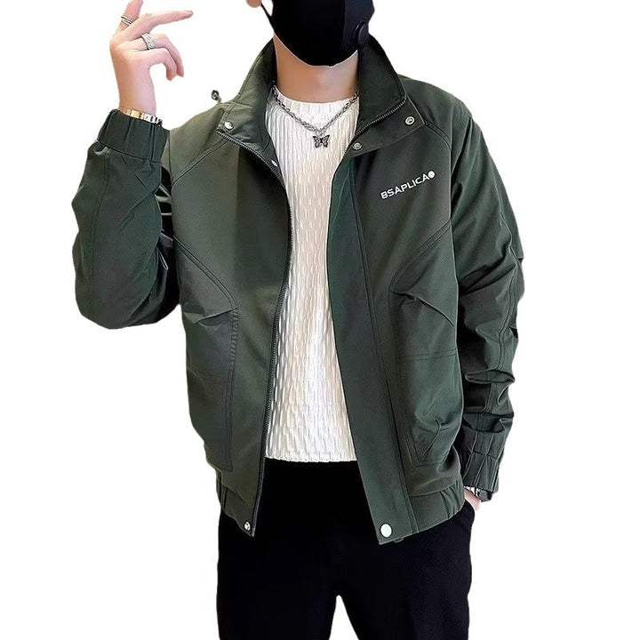 Herren modische Übergangsjacke mit innovativem Schnitt und vielseitigen Taschen Drune