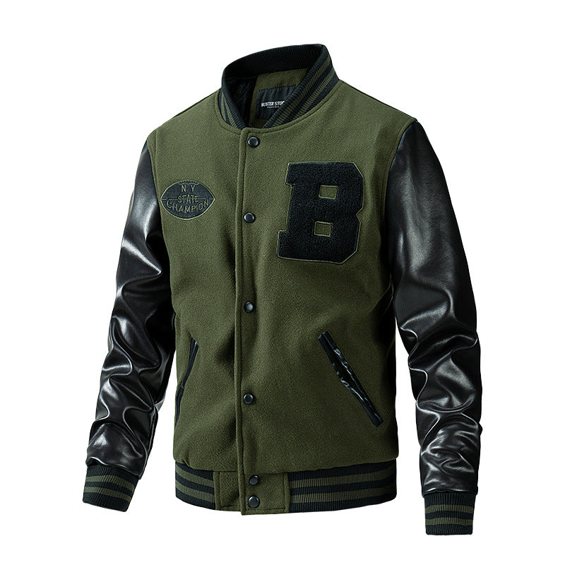 Herren Modische Collegejacke Drune