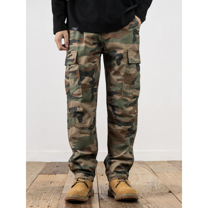 Herren Camouflage Cargo-Hose Drune