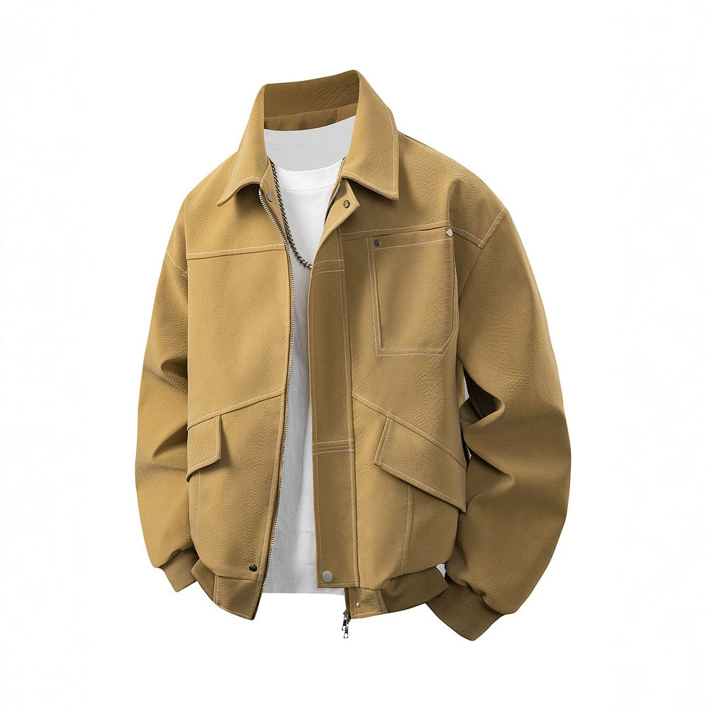 Herren Modische Freizeitjacke mit praktischen Taschen Drune