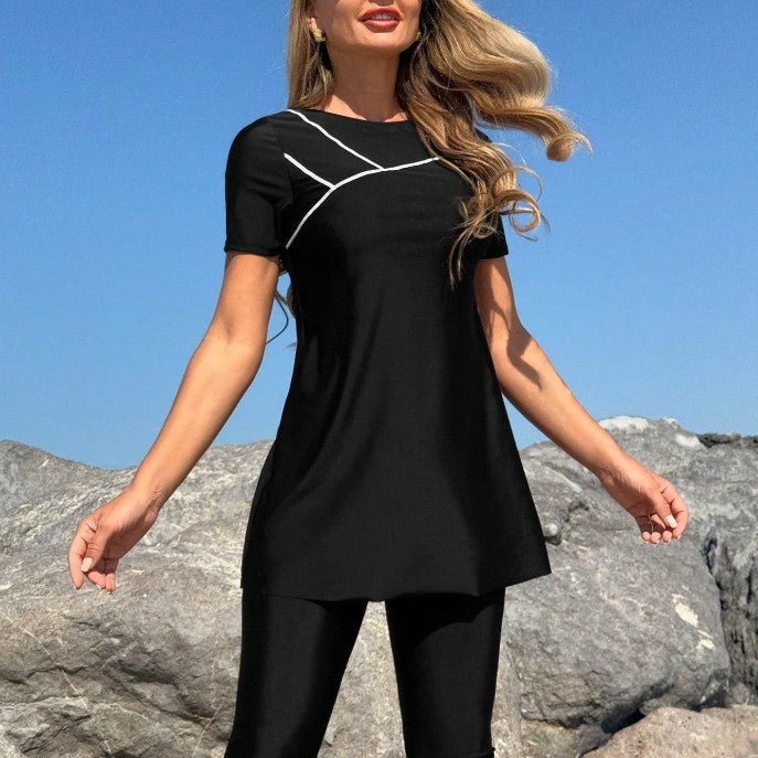 Damen Sport-Kleid mit grafischem Design Drune