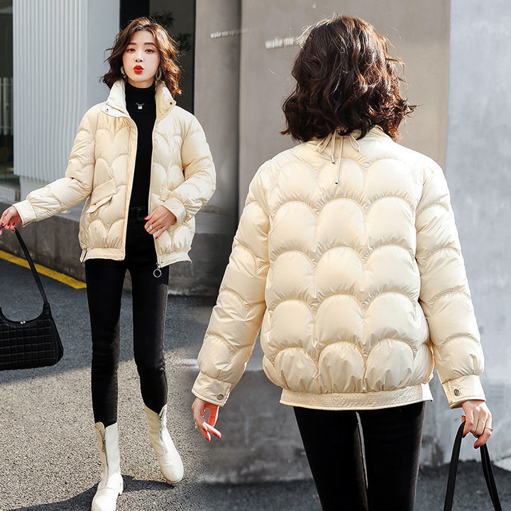 Damen Modische und wattierte Steppjacke Drune