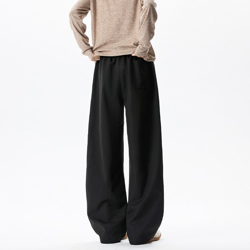 Damen Weitgeschnittene Elegante Stoffhose Drune