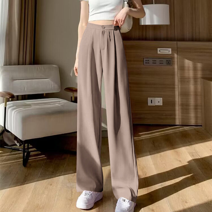 Damen Weit geschnittene Stoffhose Drune