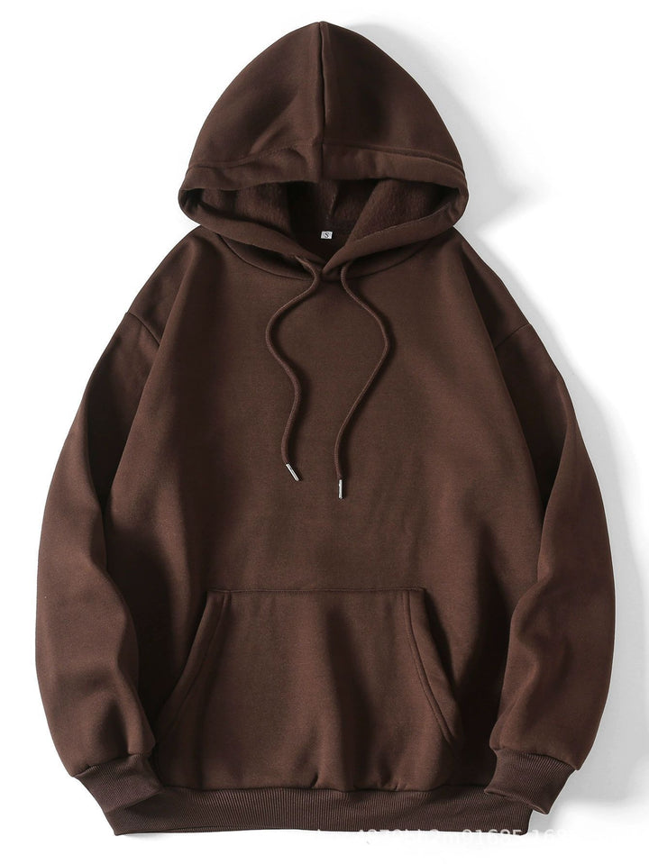 Unisex Premium-Kapuzenpullover mit abgesenkter Schulter, formstabilen Rippbündchen und Fronttasche Drune