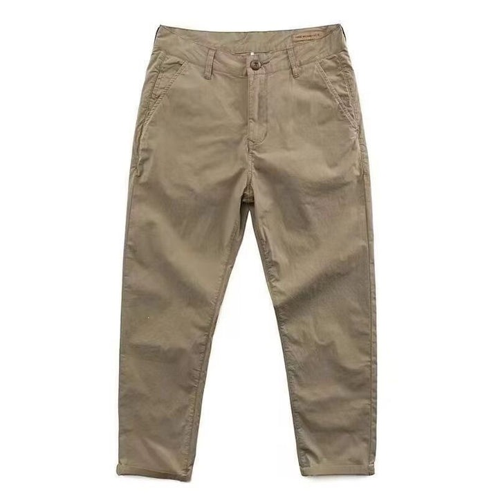 Herren Modische Chino-Hose mit elastischem Bund Drune