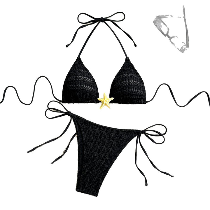 Damen Häkelbikini mit verstellbaren Trägern Drune