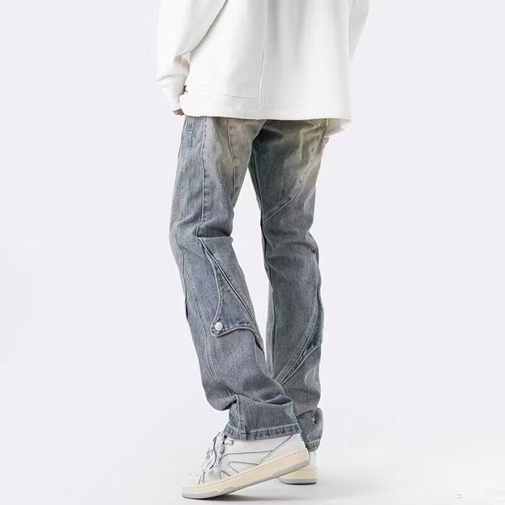 Herren Lässige DenimCargo-Hose Drune