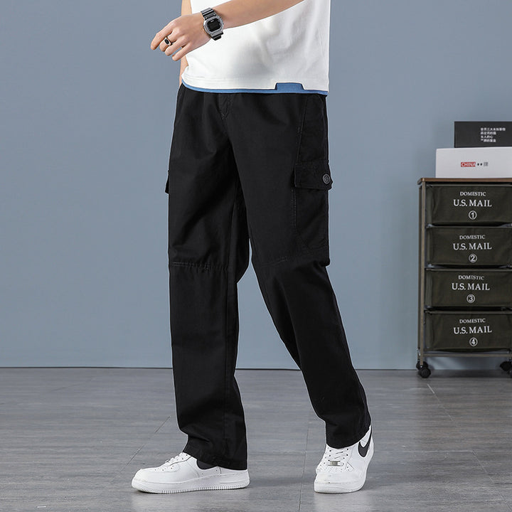 Herren Cargo-Hose im Relaxed-Fit mit Mehrfach-Taschen Drune