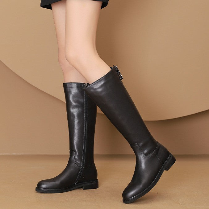 Damen hochwertige Stiefel mit elegantem Design Drune