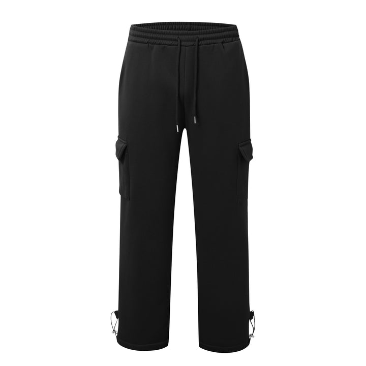 Herren nan Cargo-Jogginghose mit elastischem Bund, Kordelzug und verstellbarem Saum Drune