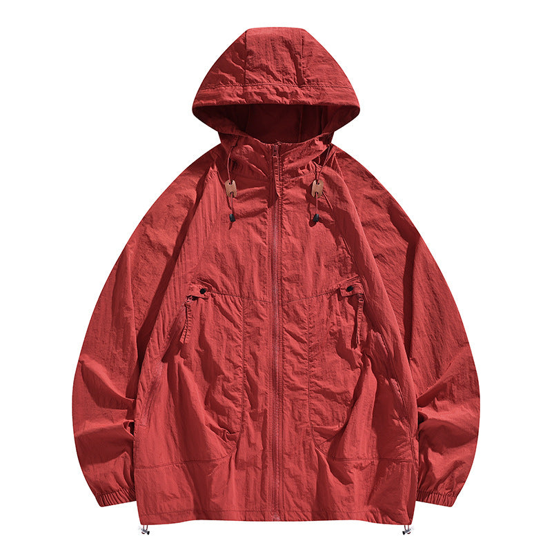 Unisex Leichte atmungsaktive Outdoor-Jacke Drune
