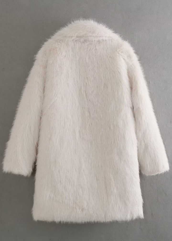 Drune | Elegante Damen Winterjacke mit Weichem Kunstpelz