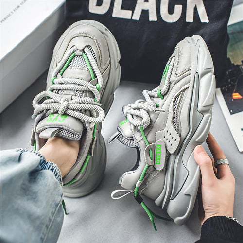 Herren Extravagante Plateausneaker im Chunky-Look mit gepolsterter Komfortsohle Drune