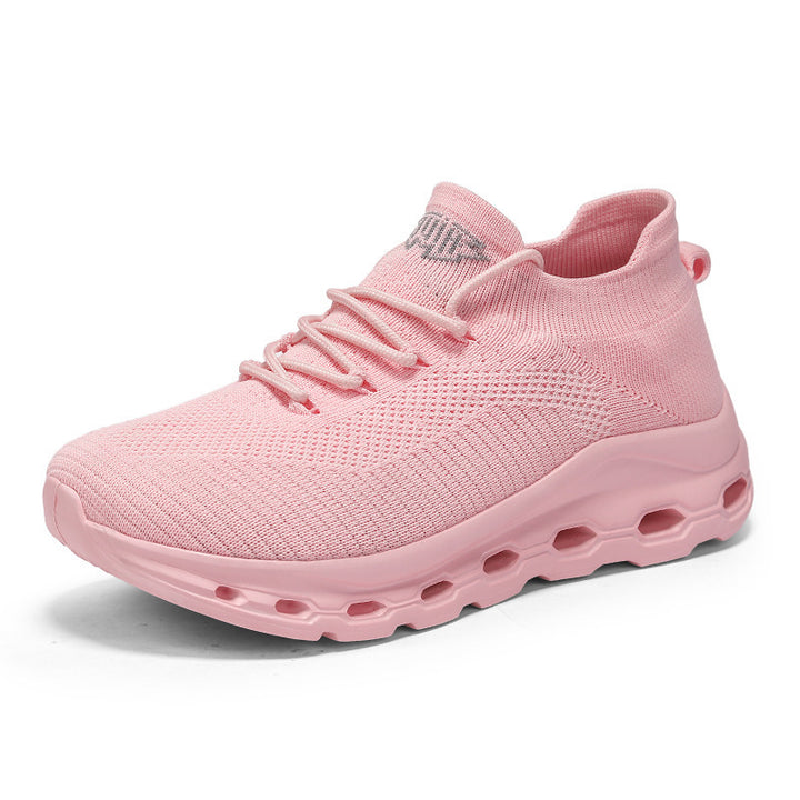 Unisex Atmungsaktive Strick-Sneaker mit sockenähnlichem Schaft und gedämpfter Luftsohle Drune
