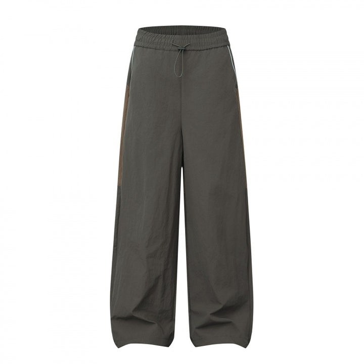 Damen Weite Cargo‑Style Hose mit elastischem Bund, Tunnelzug und seitlichen Einsatzdetails Drune