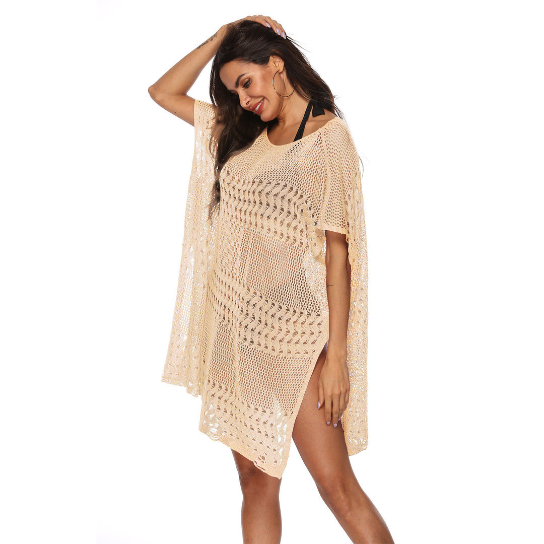 Damen eleganter Strandsarong mit filigranem Häkelmuster Drune