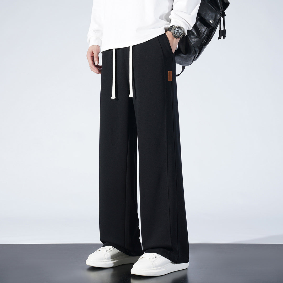 Damen Weite Lounge-Sweathose mit Tunnelzug und geradem Bein Drune