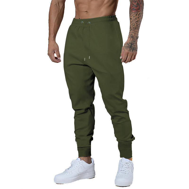 Herren Slim-Fit Jogginghose mit elastischem Bund und Rippbündchen Drune