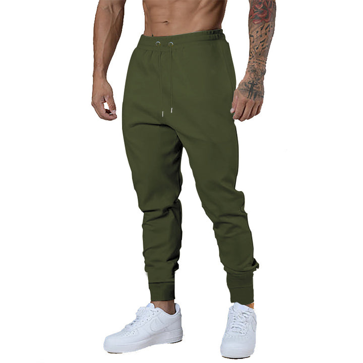 Herren Slim-Fit Jogginghose mit elastischem Bund und Rippbündchen Drune