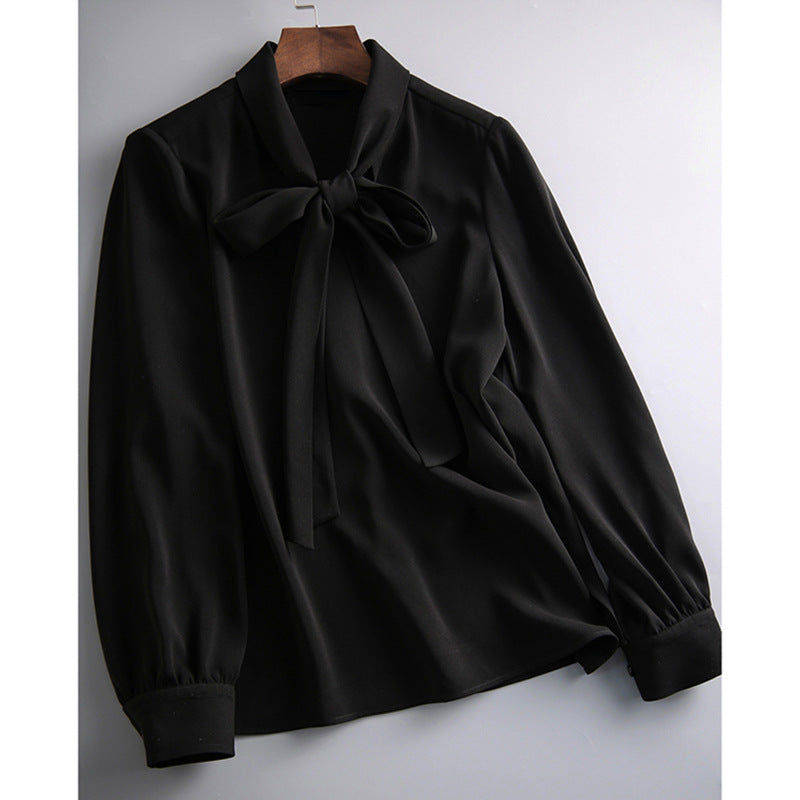 Damen Elegante Bluse mit Schleifendetail Drune 1789268628