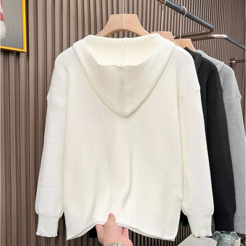 Damen Bequemer Hoodie mit Reißverschluss Drune