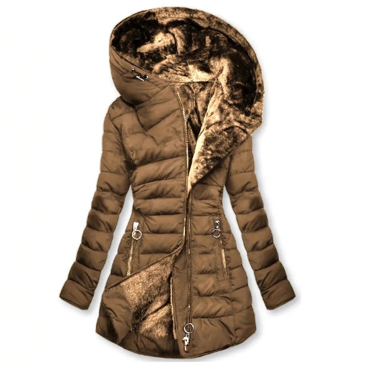 Damen Langzeit-Winterjacke mit weichem Innenfutter Drune