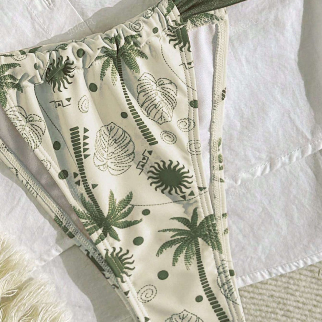 Damen Bikini-Set mit tiefem V-Ausschnitt und komfortablen Trägern Drune