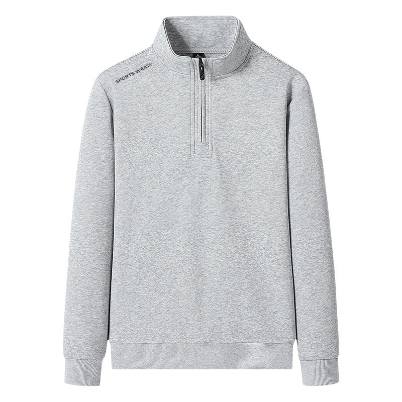 Herren Sportlicher Stehkragen Pullover Drune