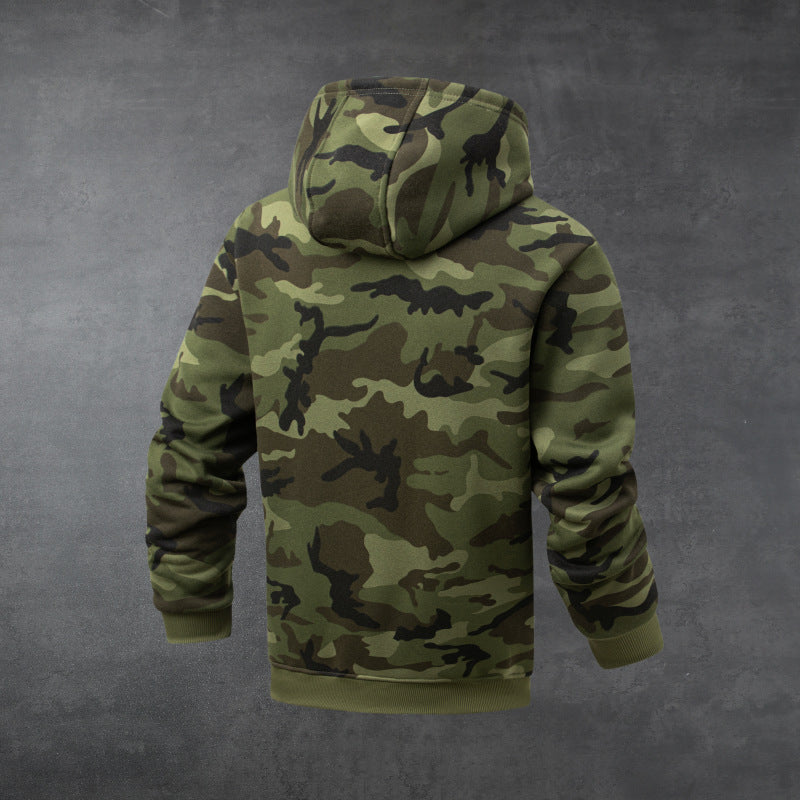 Herren Kapuzenpullover im Camouflage-Design Drune