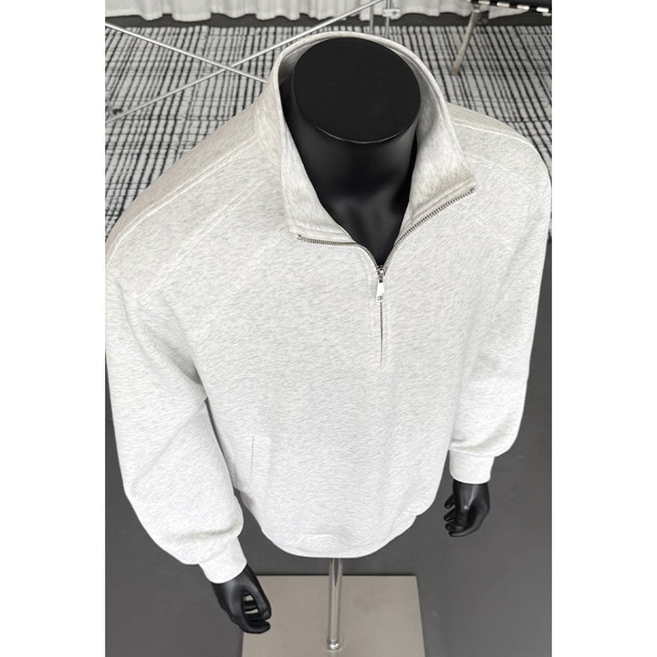 Herren Sportliches Zip-Sweatshirt mit modernem Schnitt Drune