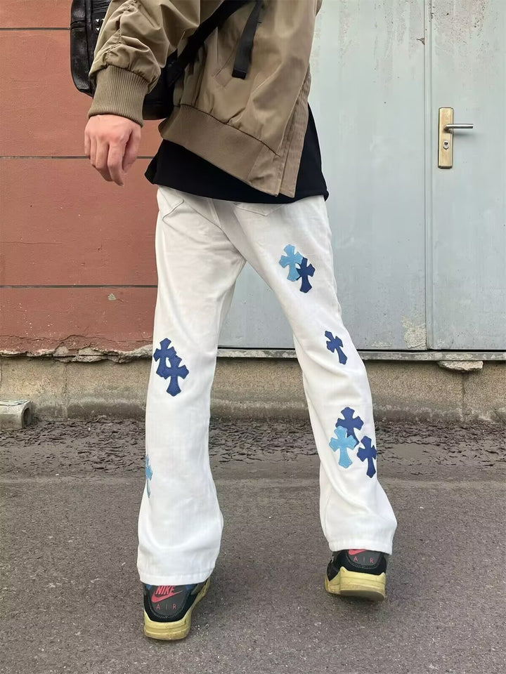 Herren Weitgeschnittene Custom Denim-Jeans Drune