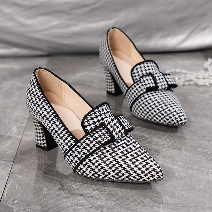 Damen elegante Pumps mit modischer Kettenschnalle Drune