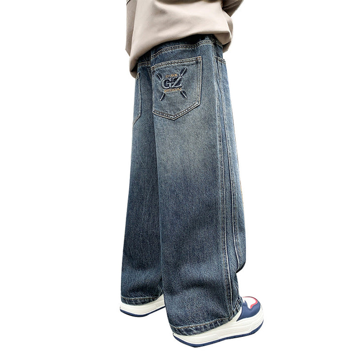 Unisex weite Cargo-Jeans im Streetwear-Style Drune