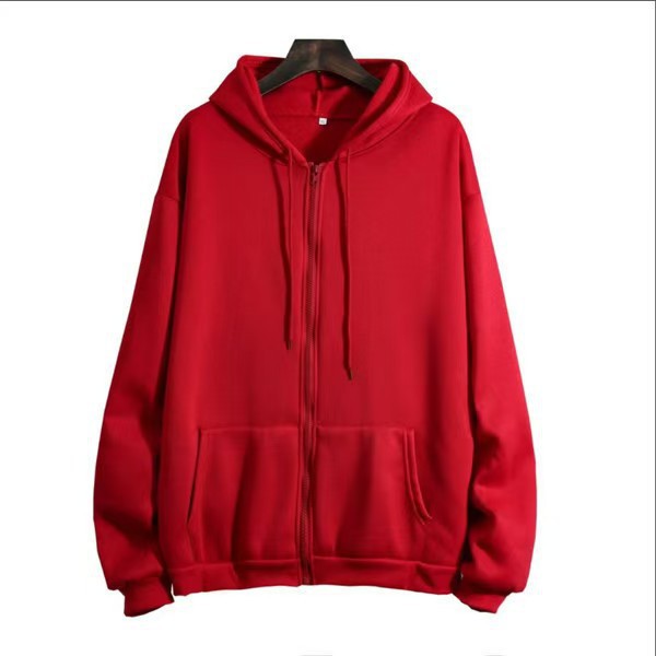 Damen Kapuzenjacke mit durchgehendem Reißverschluss und praktischen Kängurutaschen Drune