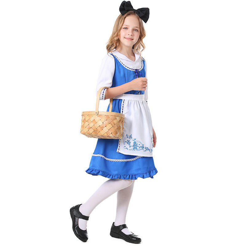 Mädchen Traditionelles Kleid Drune