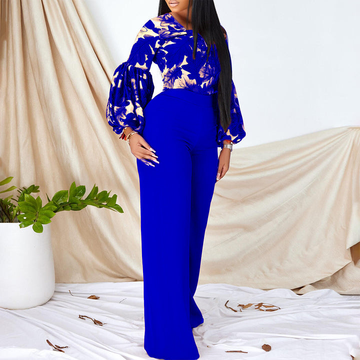 Damen Modischer Jumpsuit mit aufregendem Ärmeldesign Drune