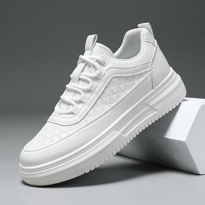 Damen Sportliche Sneakers mit strukturiertem Obermaterial und dämpfender Sohle Drune