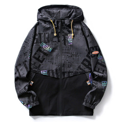 Herren Sportliche Jacke mit Grafischem Design Drune