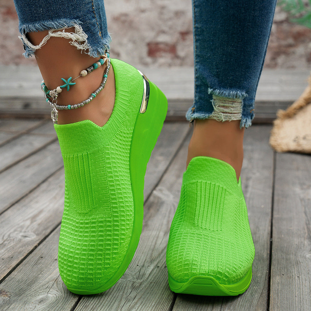 Damen Sneakers mit rutschfester Sohle und modischem Leopardenmuster Drune