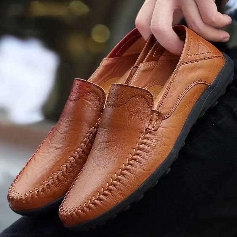 Herren Elegante Mokassins aus weichem Leder Drune